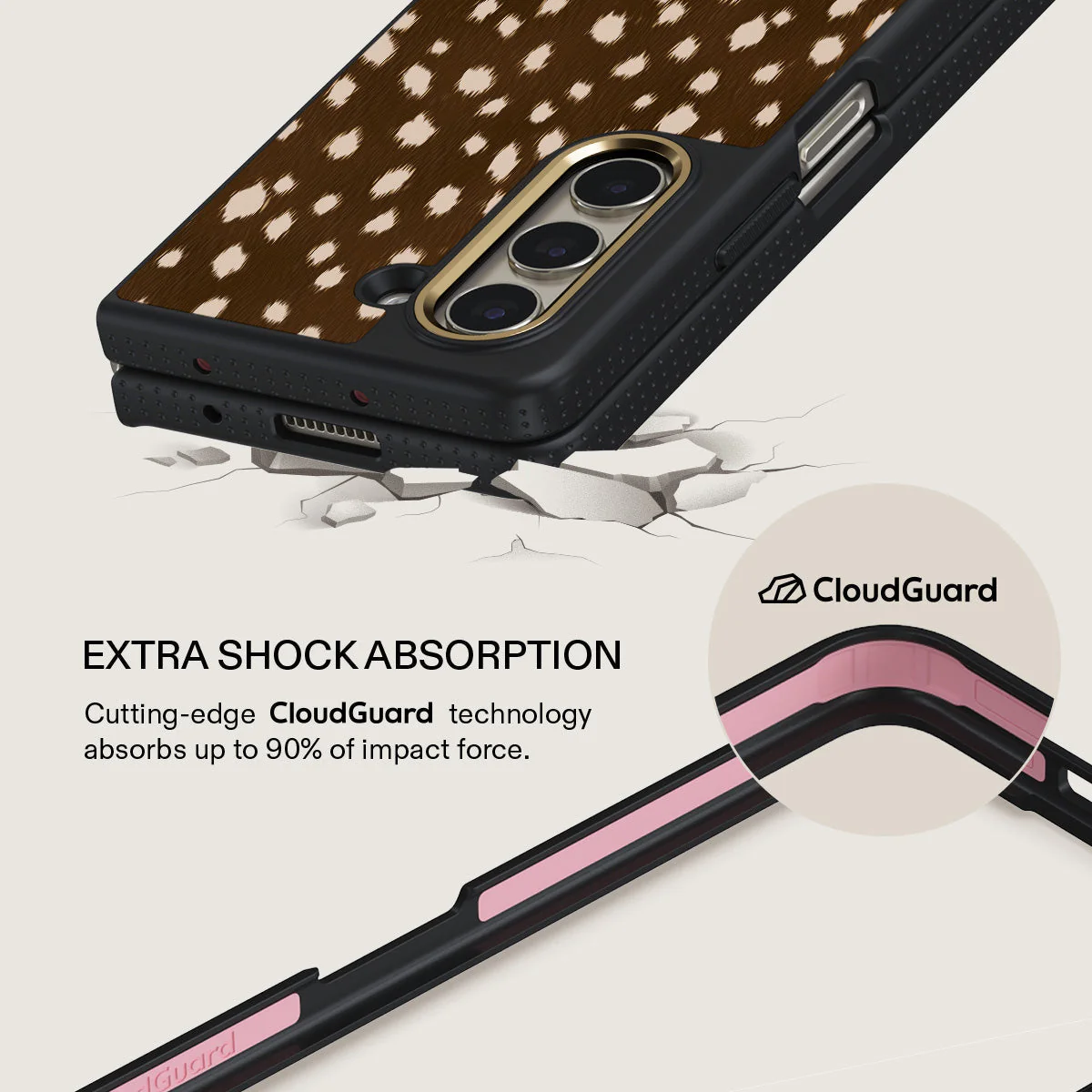 Cinnamon Roll - Samsung Galaxy Z Fold 5 Case - Image 3