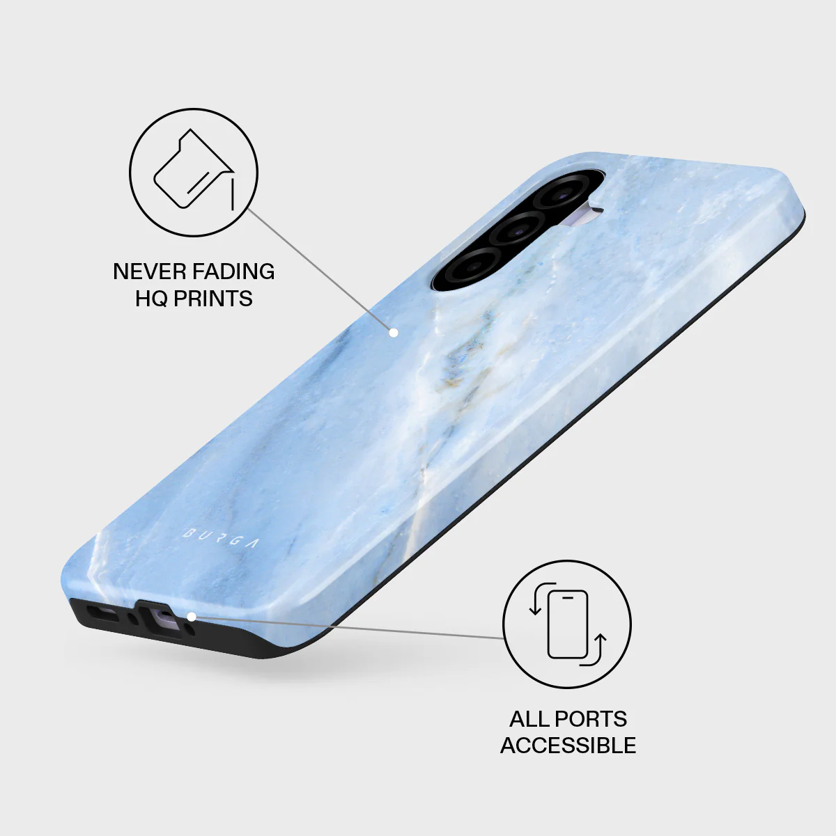 Fluffy Clouds - Samsung Galaxy A37 5G Case - Image 3
