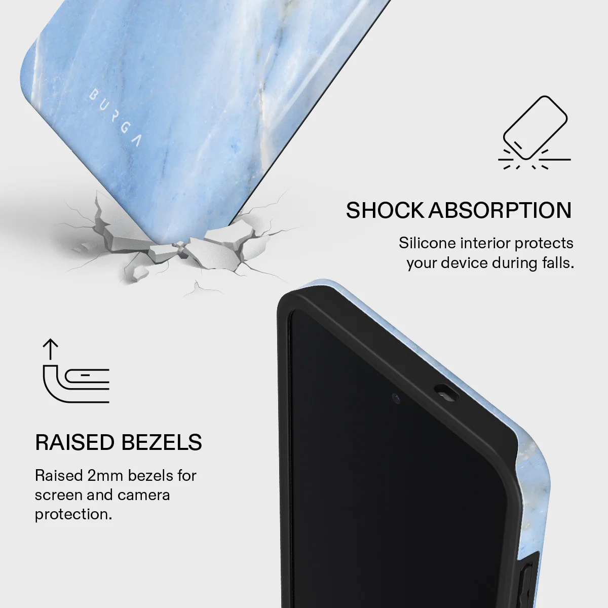 Fluffy Clouds - Samsung Galaxy S25 FE Case - Image 4