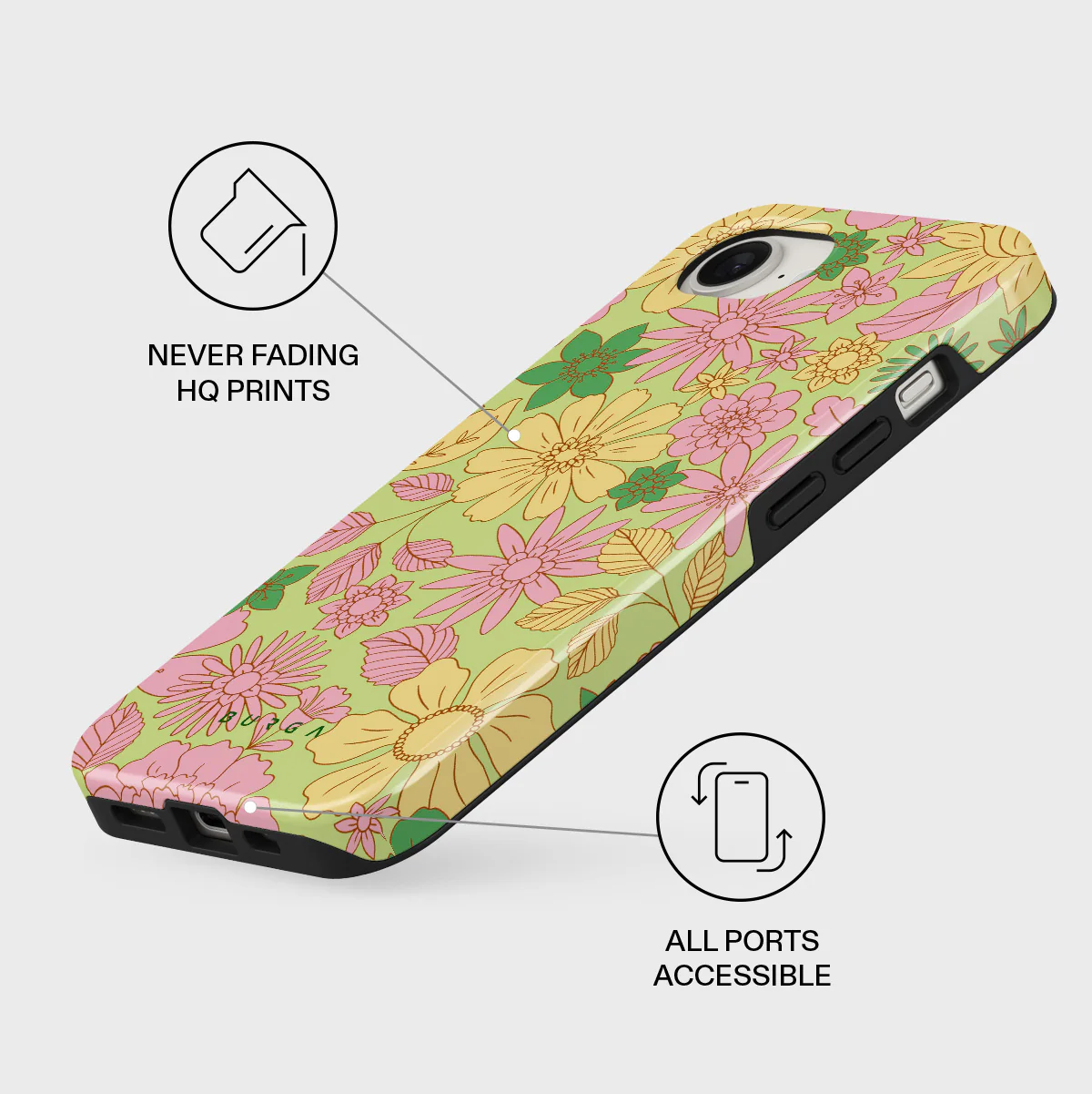 Amalfi Coast - Colorful Floral iPhone 17e Case - Image 3