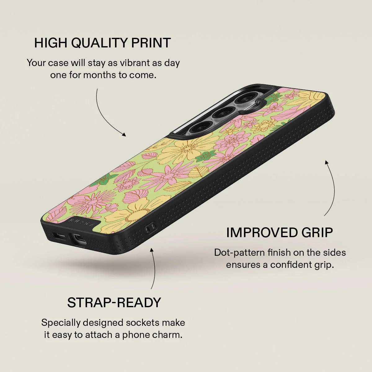 Amalfi Coast - Colorful Floral Samsung Galaxy S26 Case - Image 16