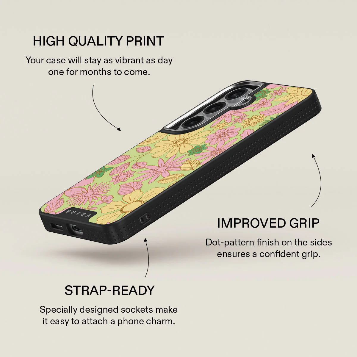 Amalfi Coast - Colorful Floral Samsung Galaxy S26 Case - Image 23