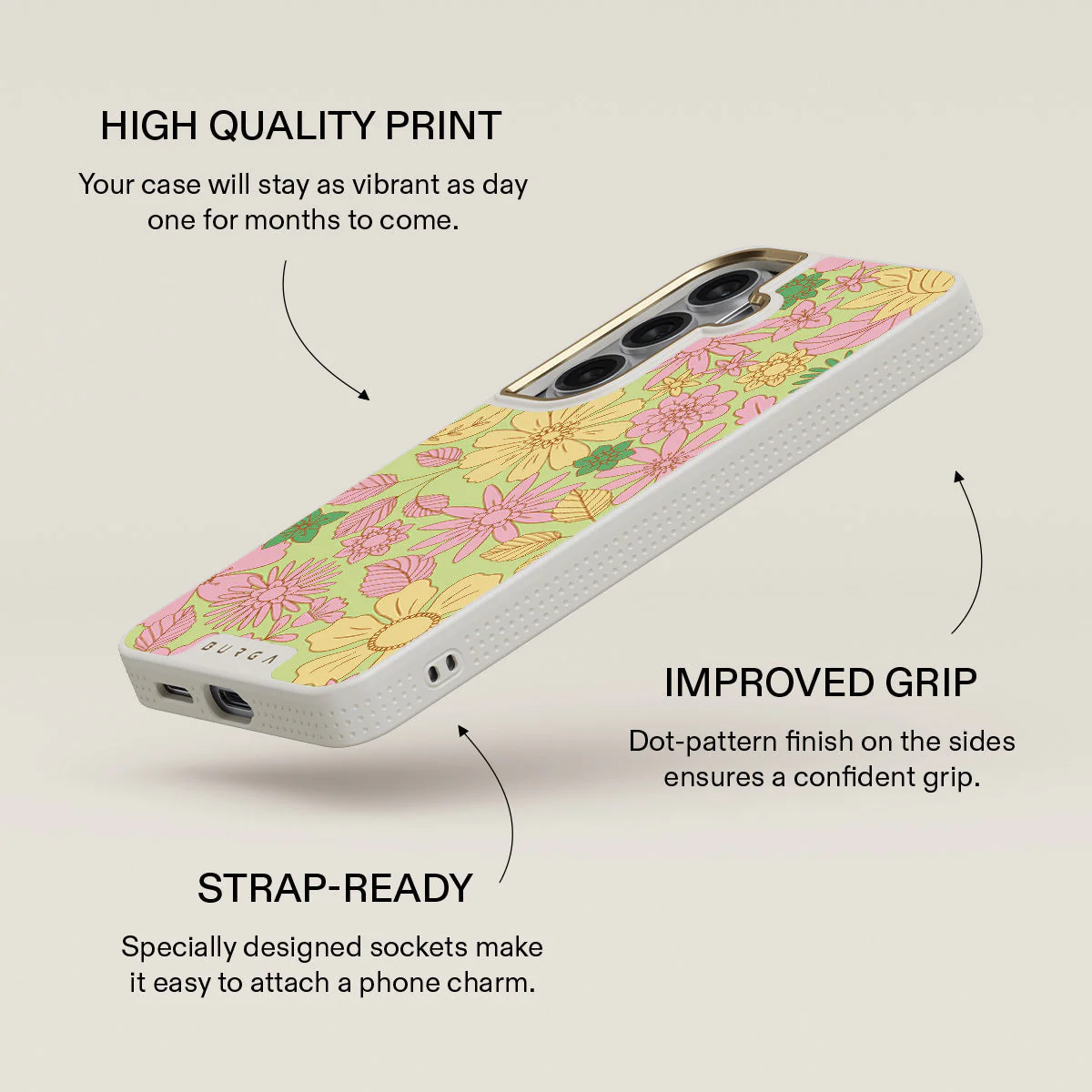 Amalfi Coast - Colorful Floral Samsung Galaxy S26 Case - Image 30