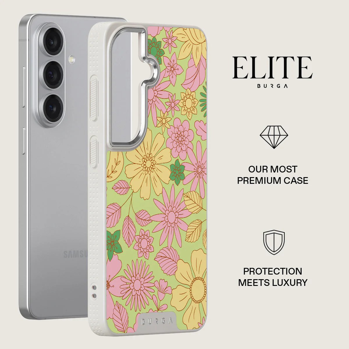 Amalfi Coast - Colorful Floral Samsung Galaxy S26 Case - Image 34