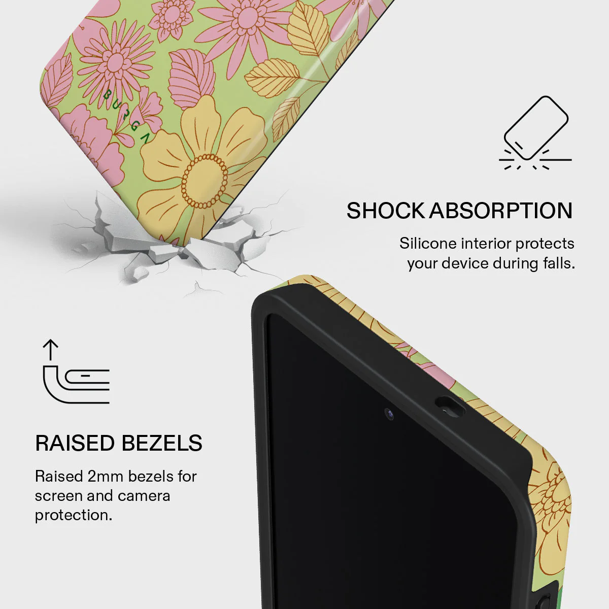 Amalfi Coast - Colorful Floral Samsung Galaxy S26 Case - Image 4