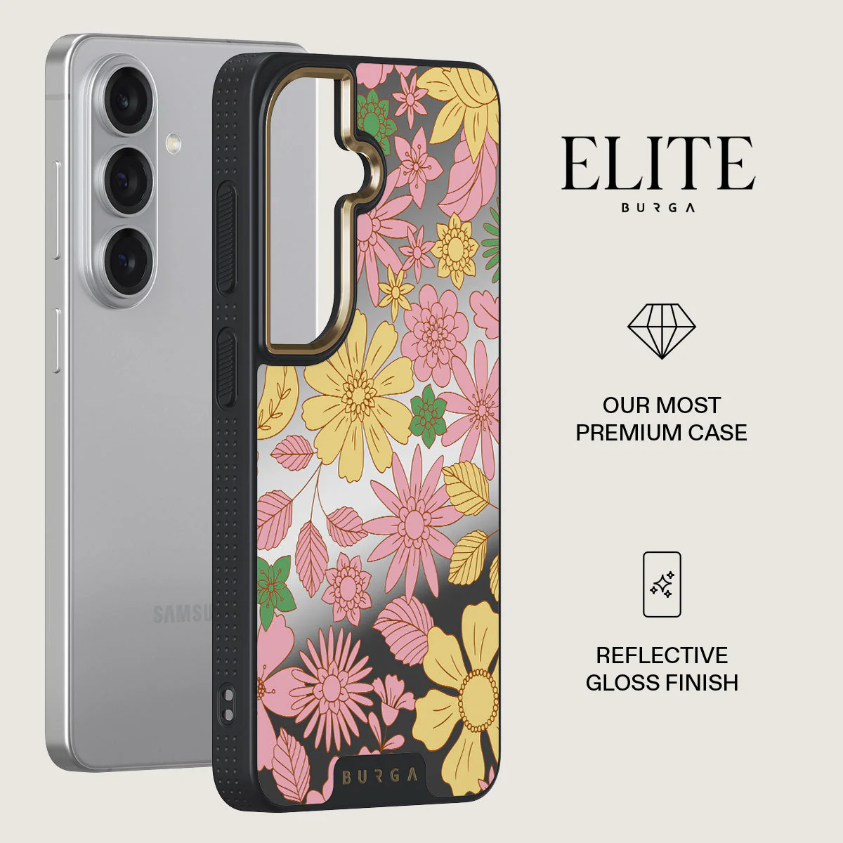 Amalfi Coast - Colorful Floral Samsung Galaxy S26 Case - Image 41