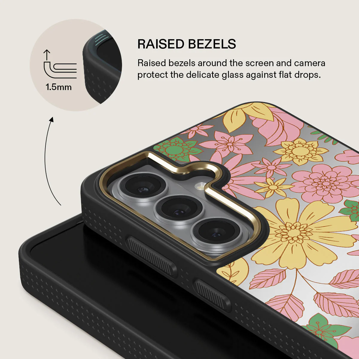 Amalfi Coast - Colorful Floral Samsung Galaxy S26 Case - Image 44