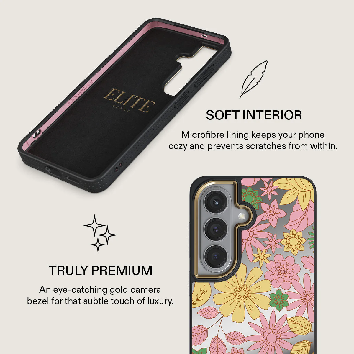 Amalfi Coast - Colorful Floral Samsung Galaxy S26 Case - Image 46