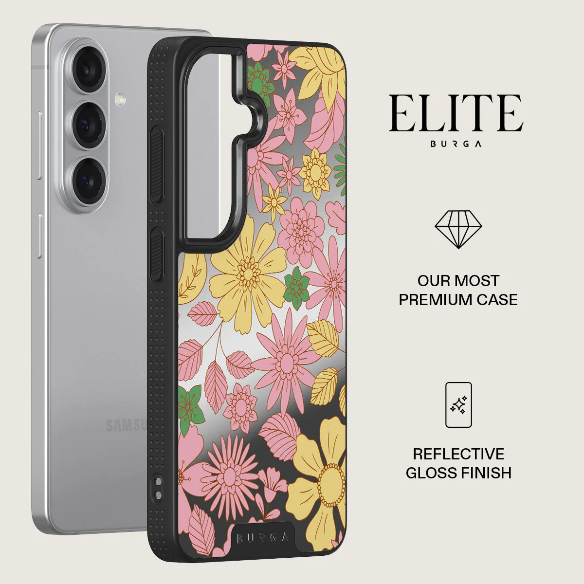 Amalfi Coast - Colorful Floral Samsung Galaxy S26 Case - Image 49