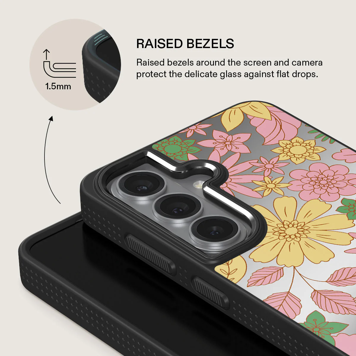 Amalfi Coast - Colorful Floral Samsung Galaxy S26 Case - Image 52