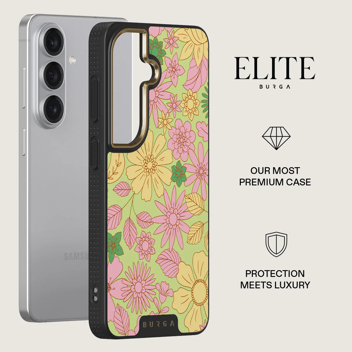 Amalfi Coast - Colorful Floral Samsung Galaxy S26 Case - Image 6