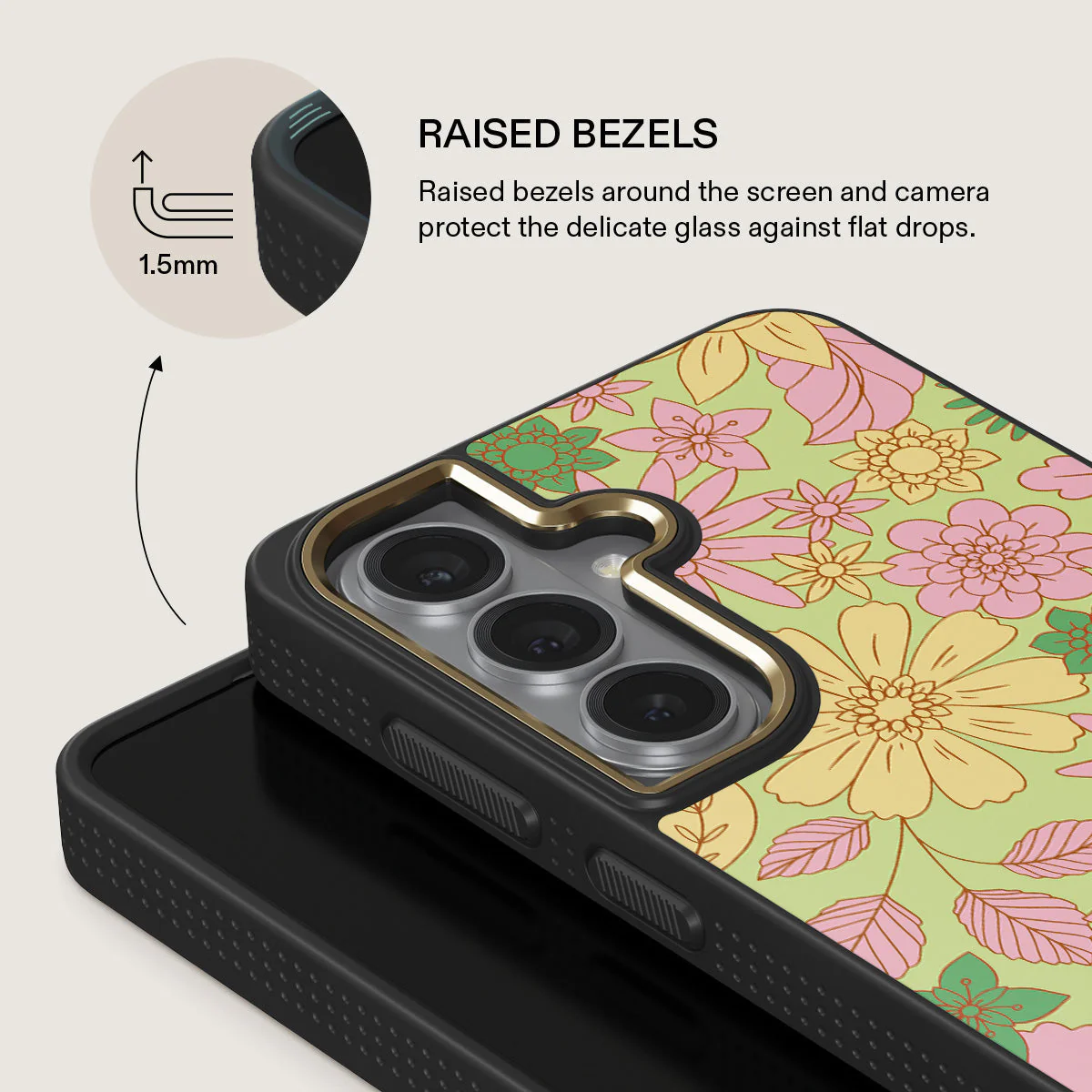 Amalfi Coast - Colorful Floral Samsung Galaxy S26 Case - Image 8
