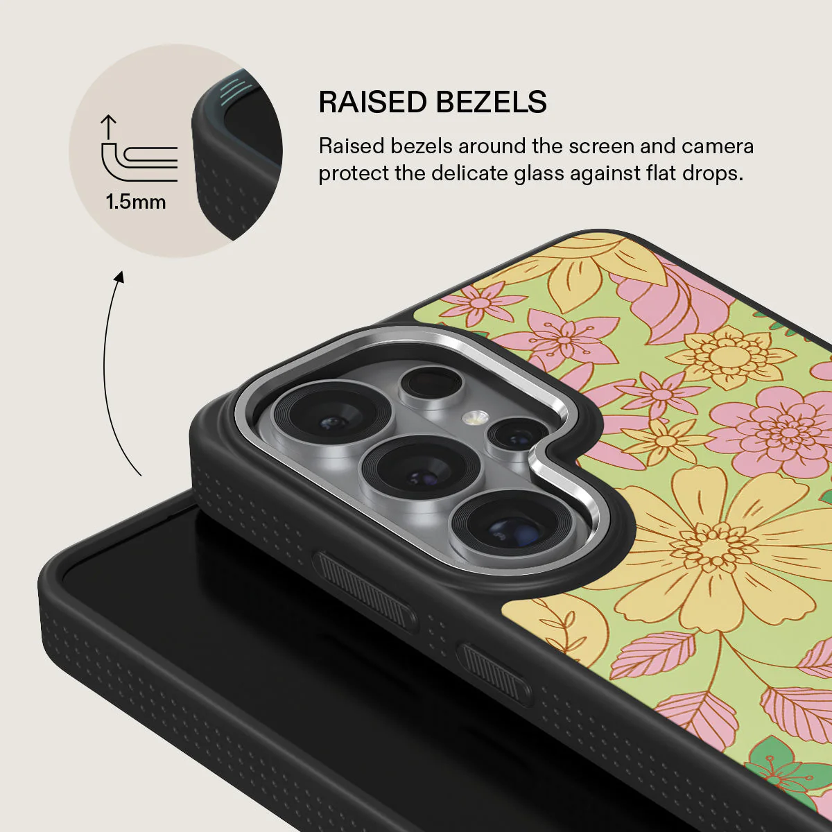 Amalfi Coast - Colorful Floral Samsung Galaxy S26 Ultra Case - Image 22