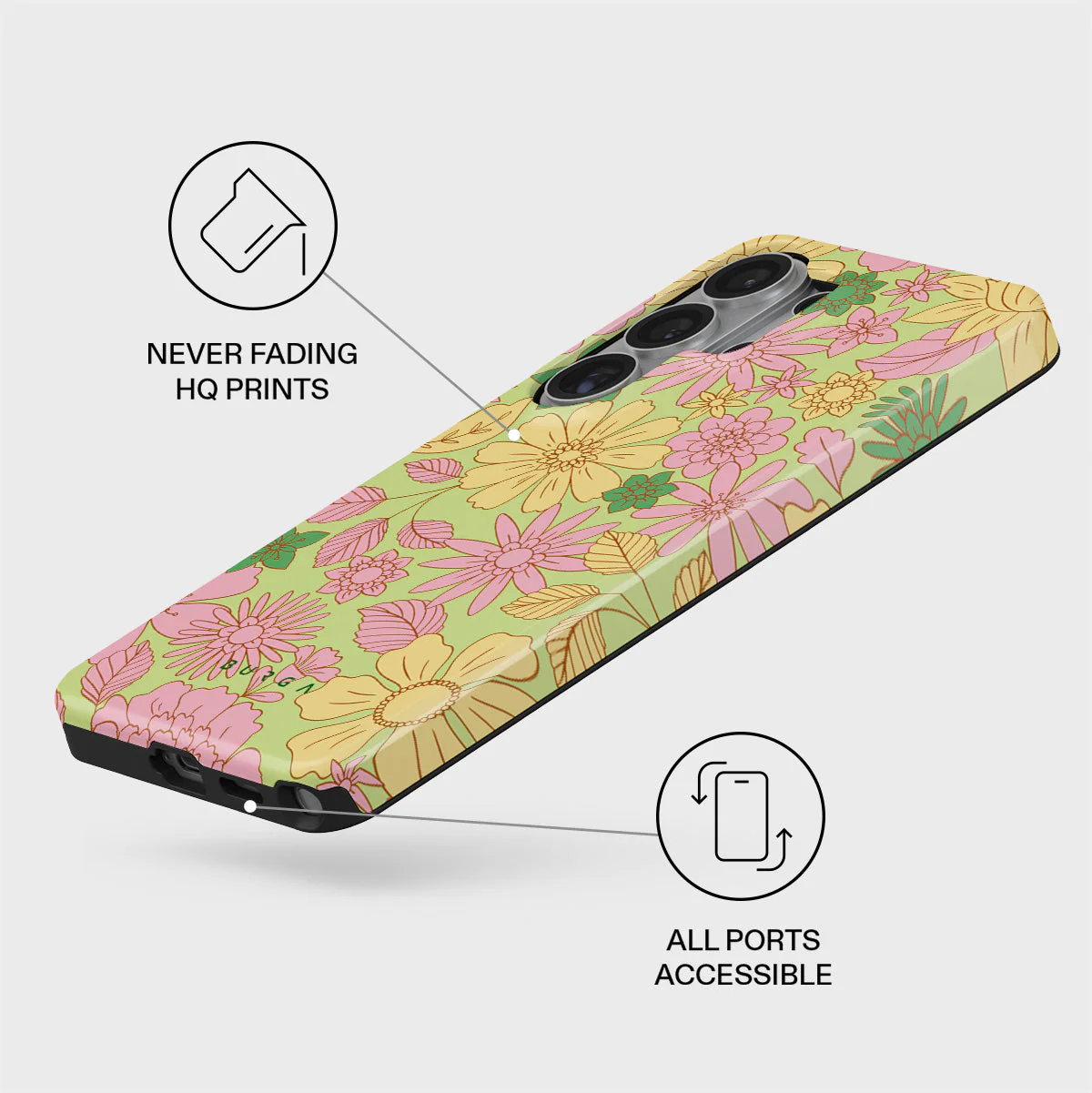 Amalfi Coast - Colorful Floral Samsung Galaxy S26 Ultra Case - Image 3