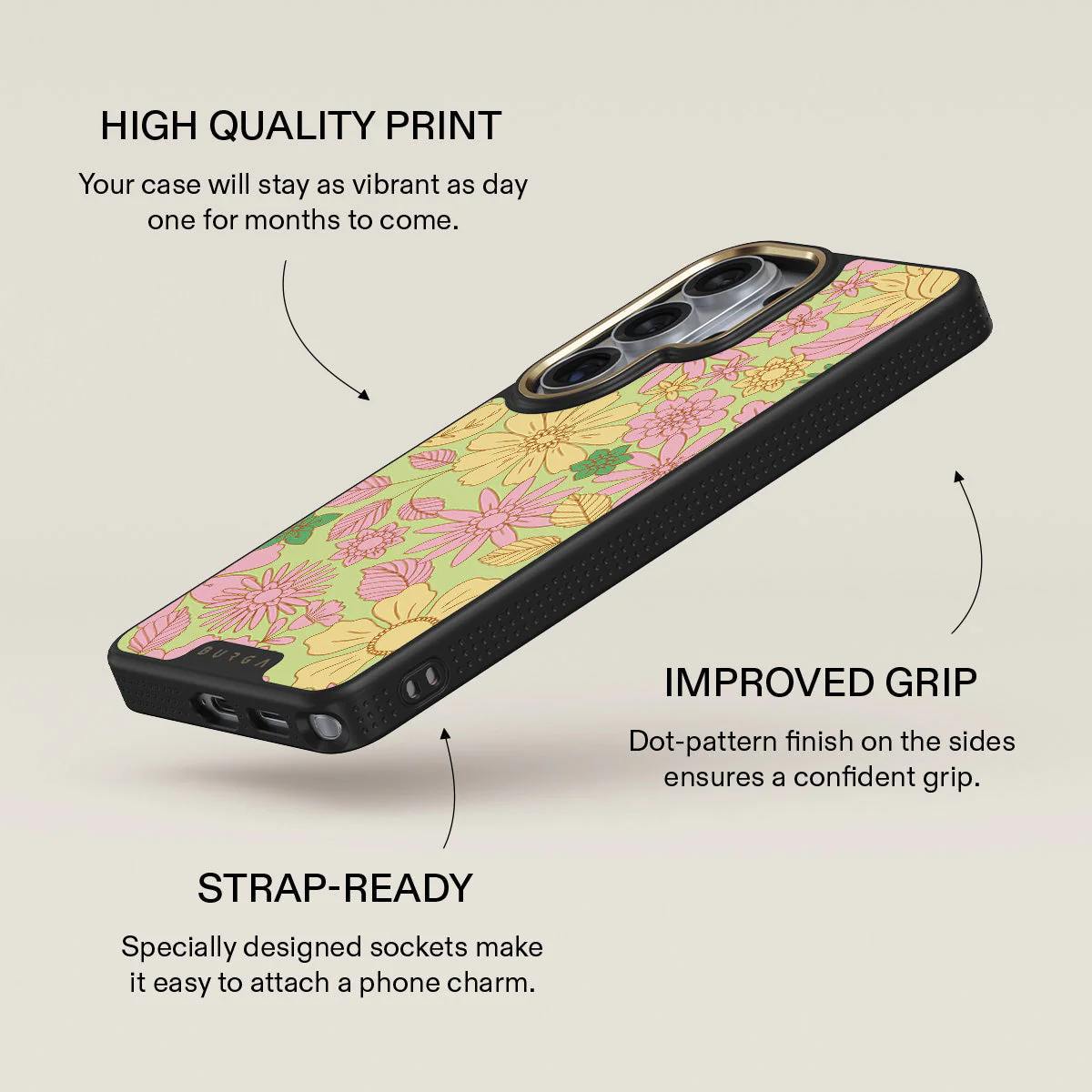 Amalfi Coast - Colorful Floral Samsung Galaxy S26 Ultra Case - Image 9