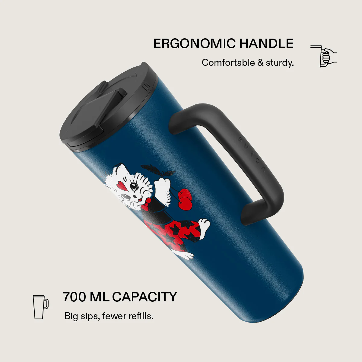 Crossed Path - EasyGrip Travel Mug - Image 2