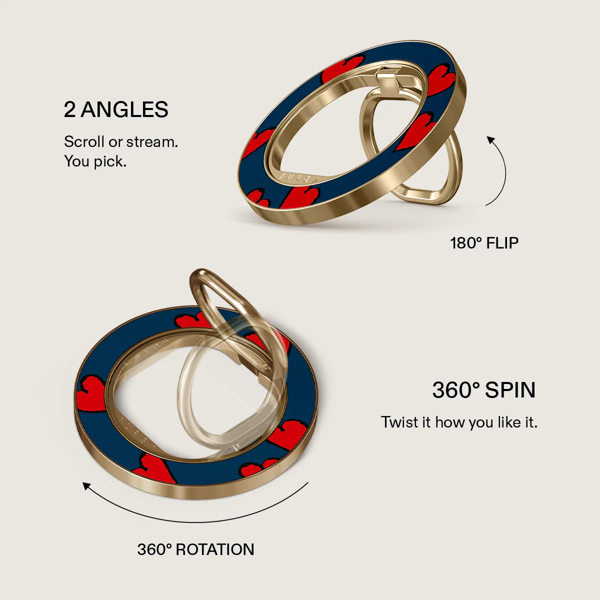Crossed Path - Magnetic Ring Holder - Image 7