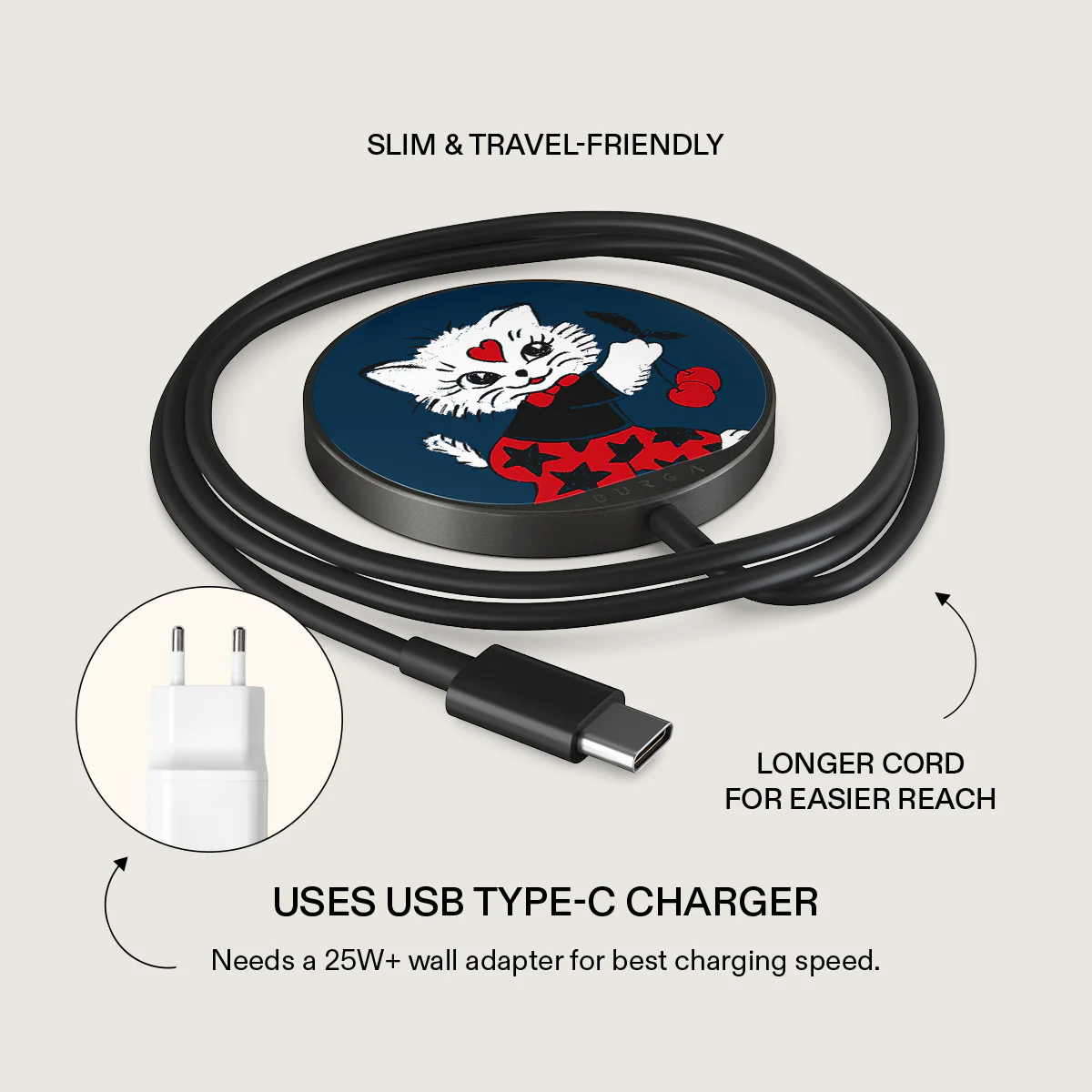 Crossed Path - Magnetic Wireless Charger - Image 6