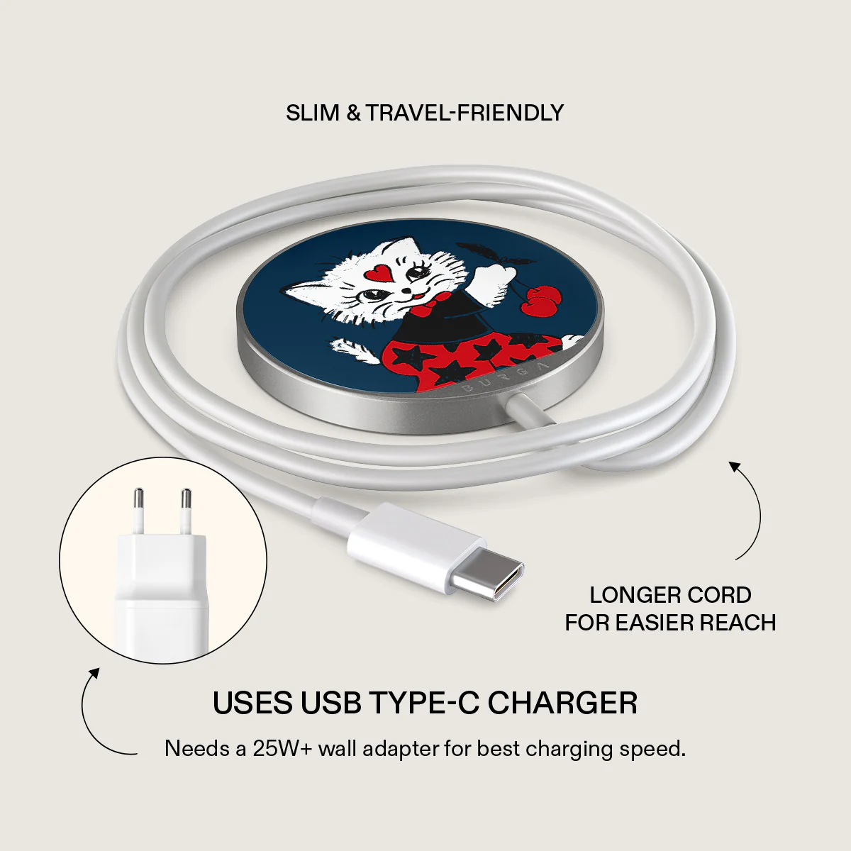 Crossed Path - Magnetic Wireless Charger - Image 9