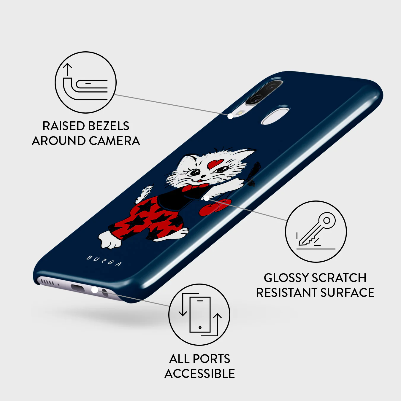 Crossed Path - Samsung Galaxy A40 Case - Image 3