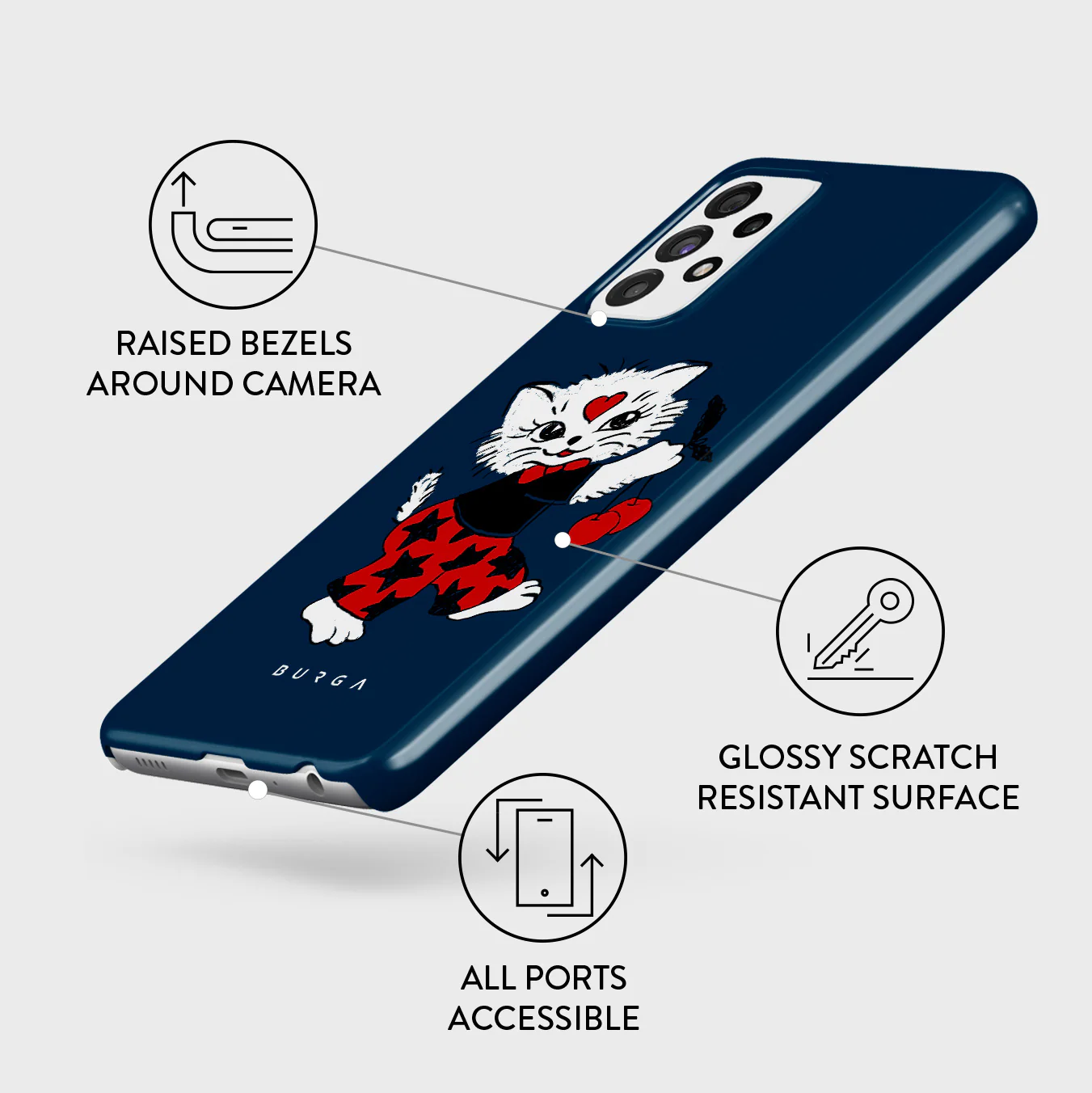Crossed Path - Samsung Galaxy A72 4G / 5G Case - Image 3