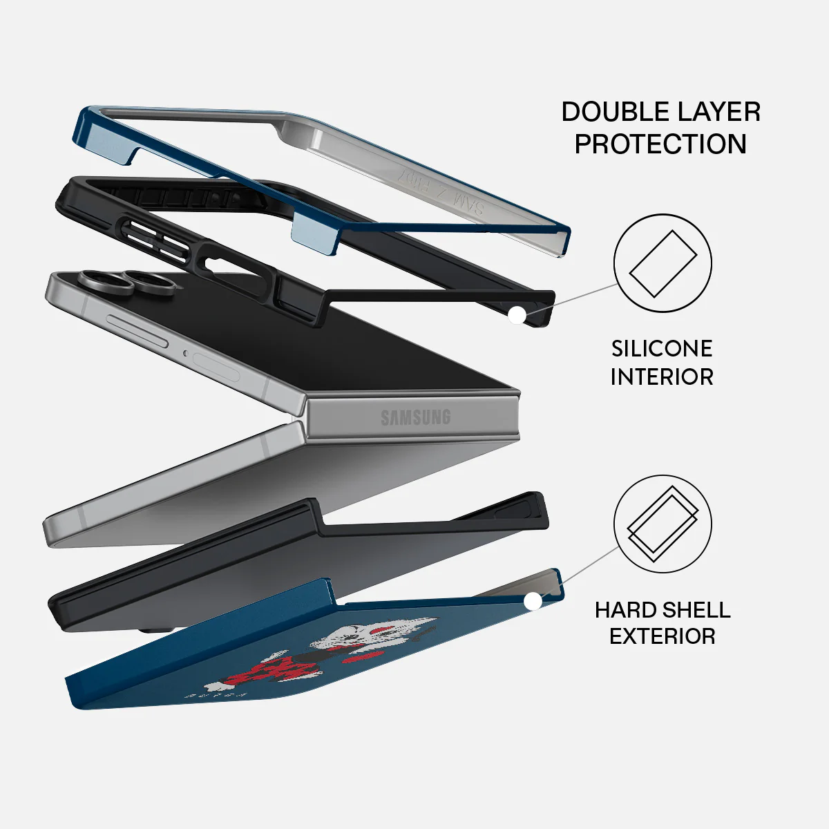 Crossed Path - Samsung Galaxy Z Flip 7 Case - Image 2