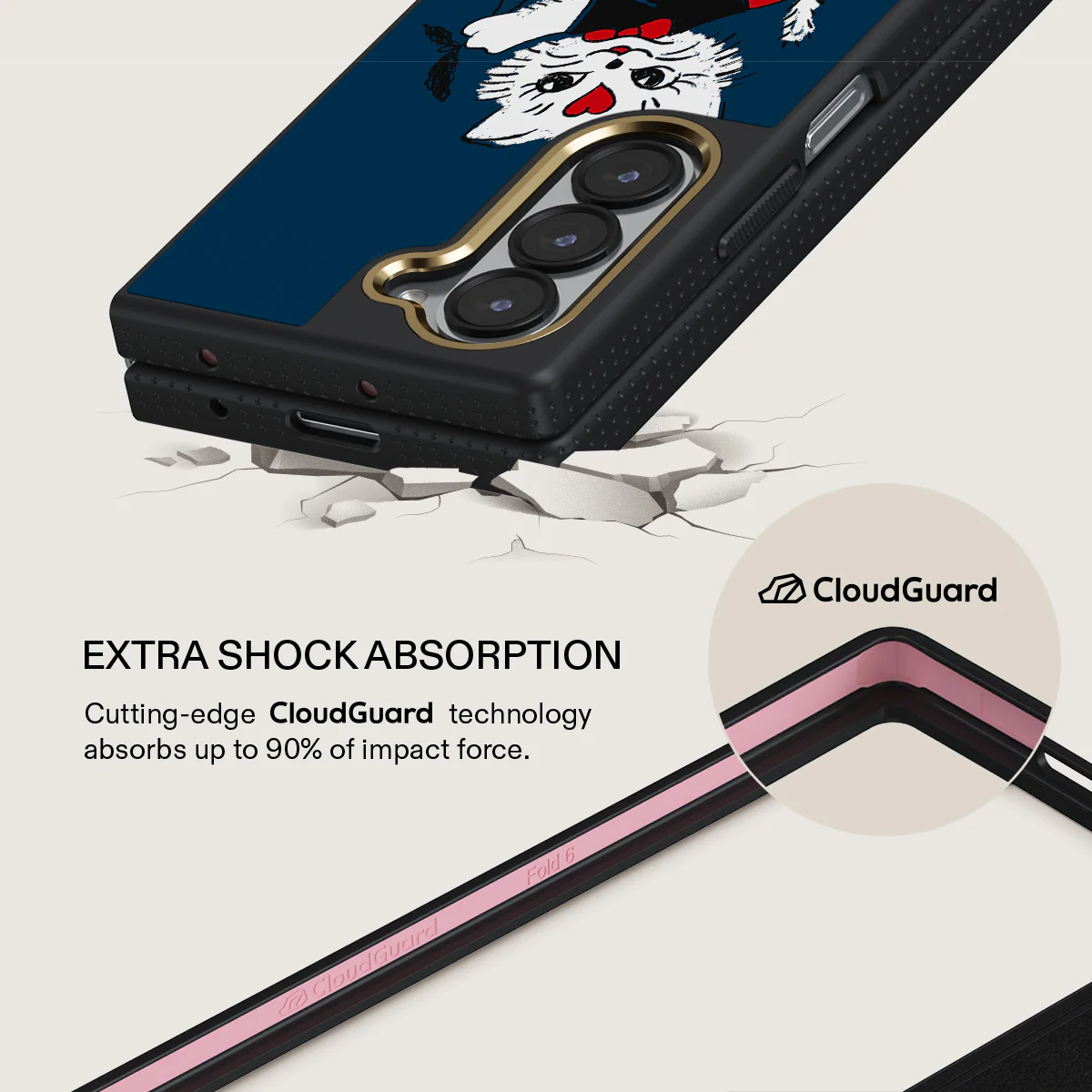 Crossed Path - Samsung Galaxy Z Fold 6 Case - Image 3