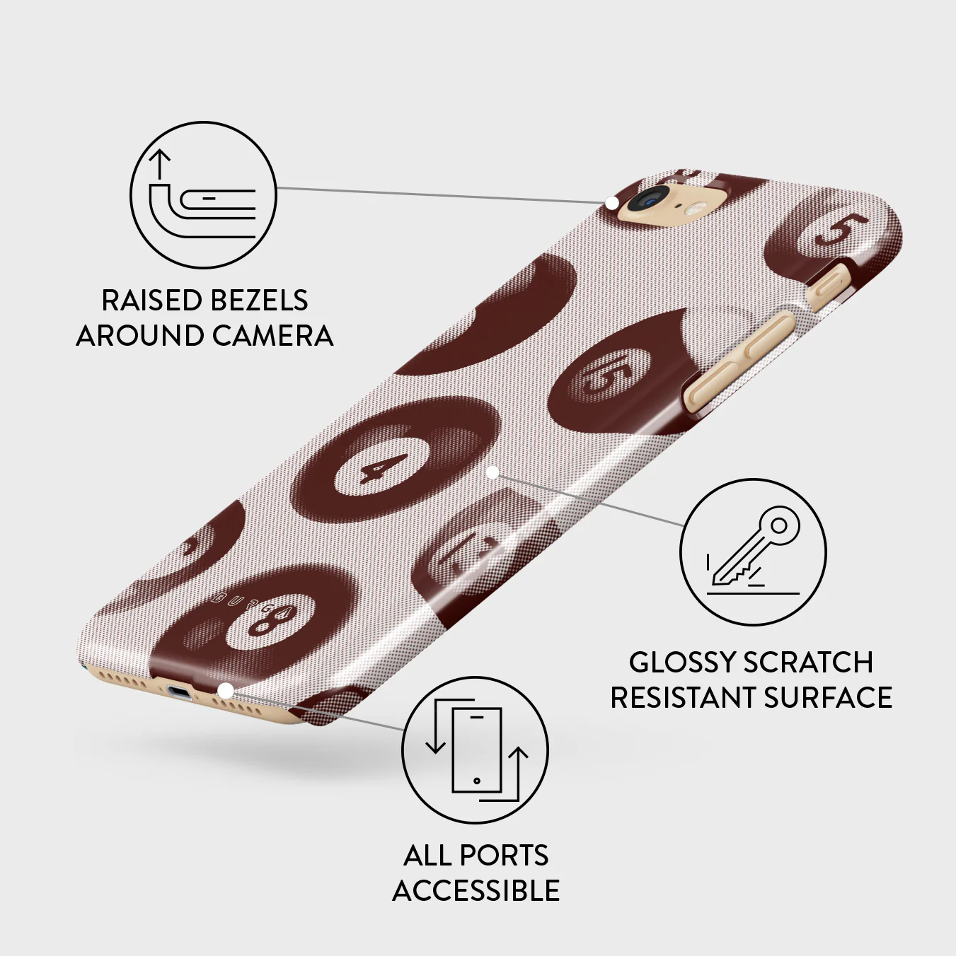Cue - iPhone 7 / iPhone 8 Case - Image 3