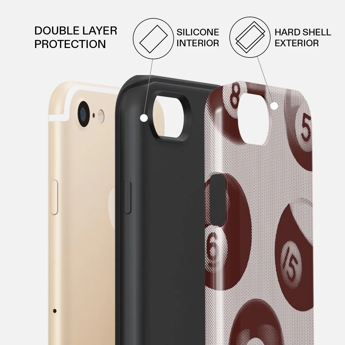 Cue - iPhone 7 / iPhone 8 Case - Image 6