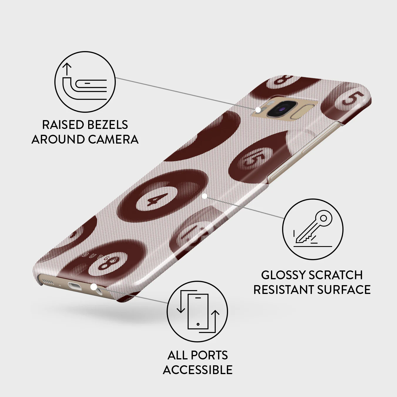 Cue - Samsung Galaxy S8 Case - Image 3
