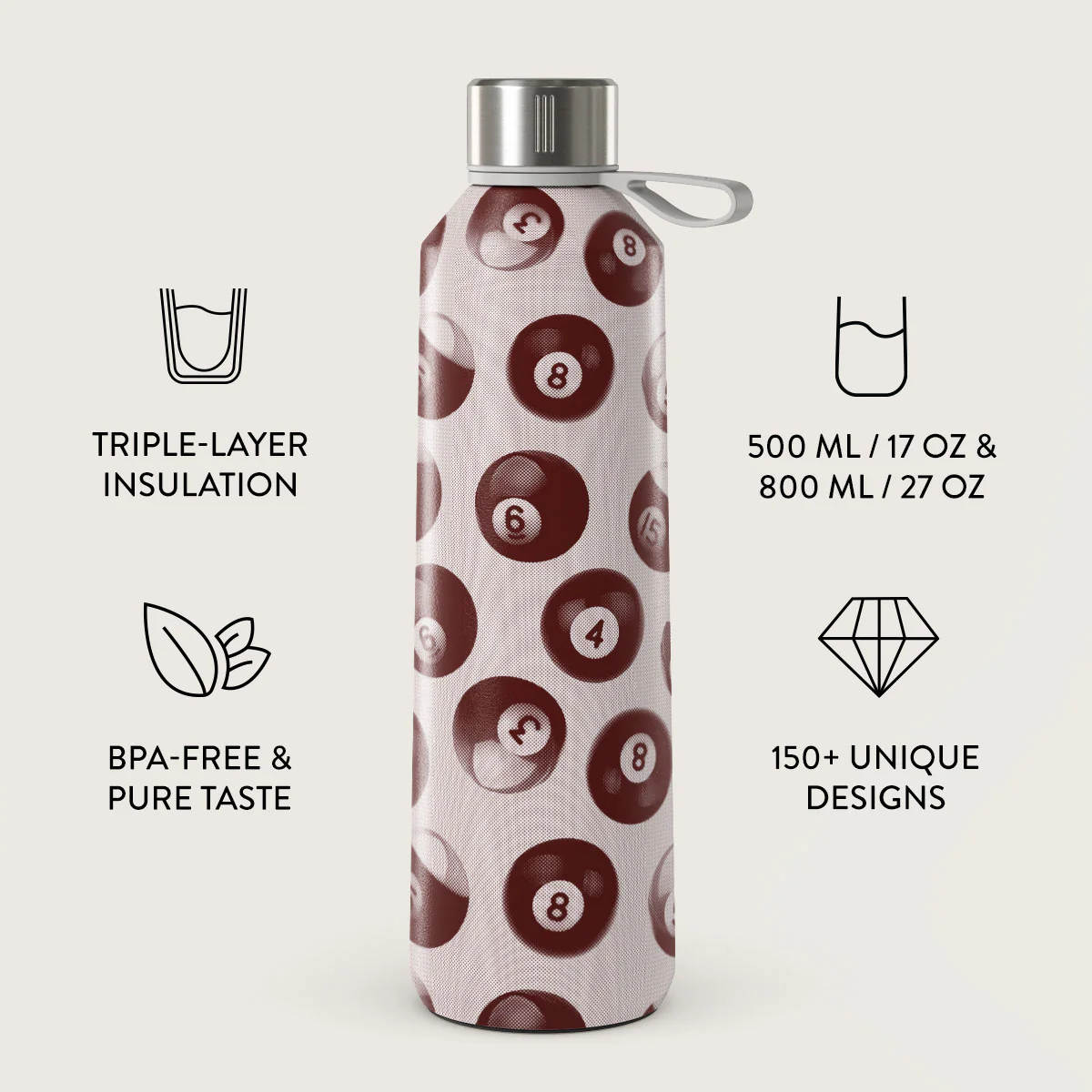 Cue - Water Bottle - Image 3