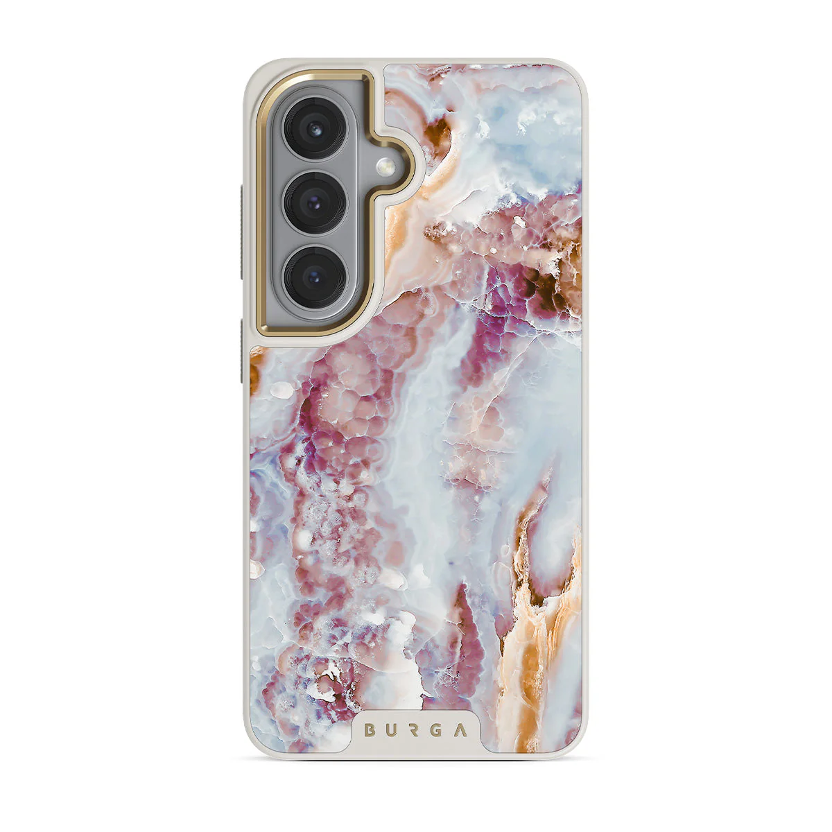 Frozen Leaves - Cute Marble Samsung Galaxy S26 Case - Image 26