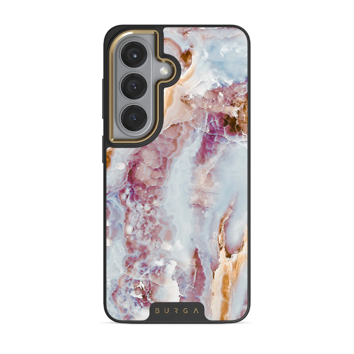 Frozen Leaves - Cute Marble Samsung Galaxy S26 Case - Image 5