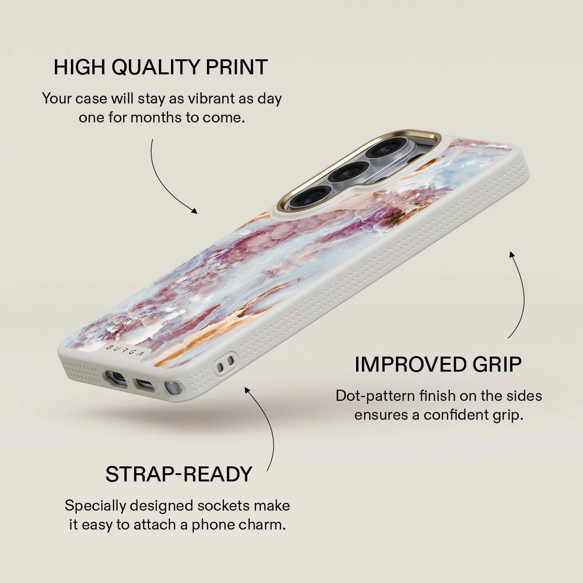 Frozen Leaves - Cute Marble Samsung Galaxy S26 Ultra Case - Image 30
