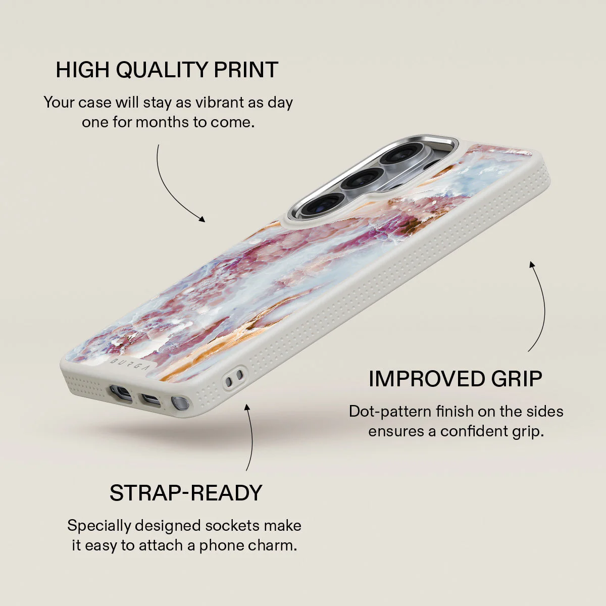 Frozen Leaves - Cute Marble Samsung Galaxy S26 Ultra Case - Image 37