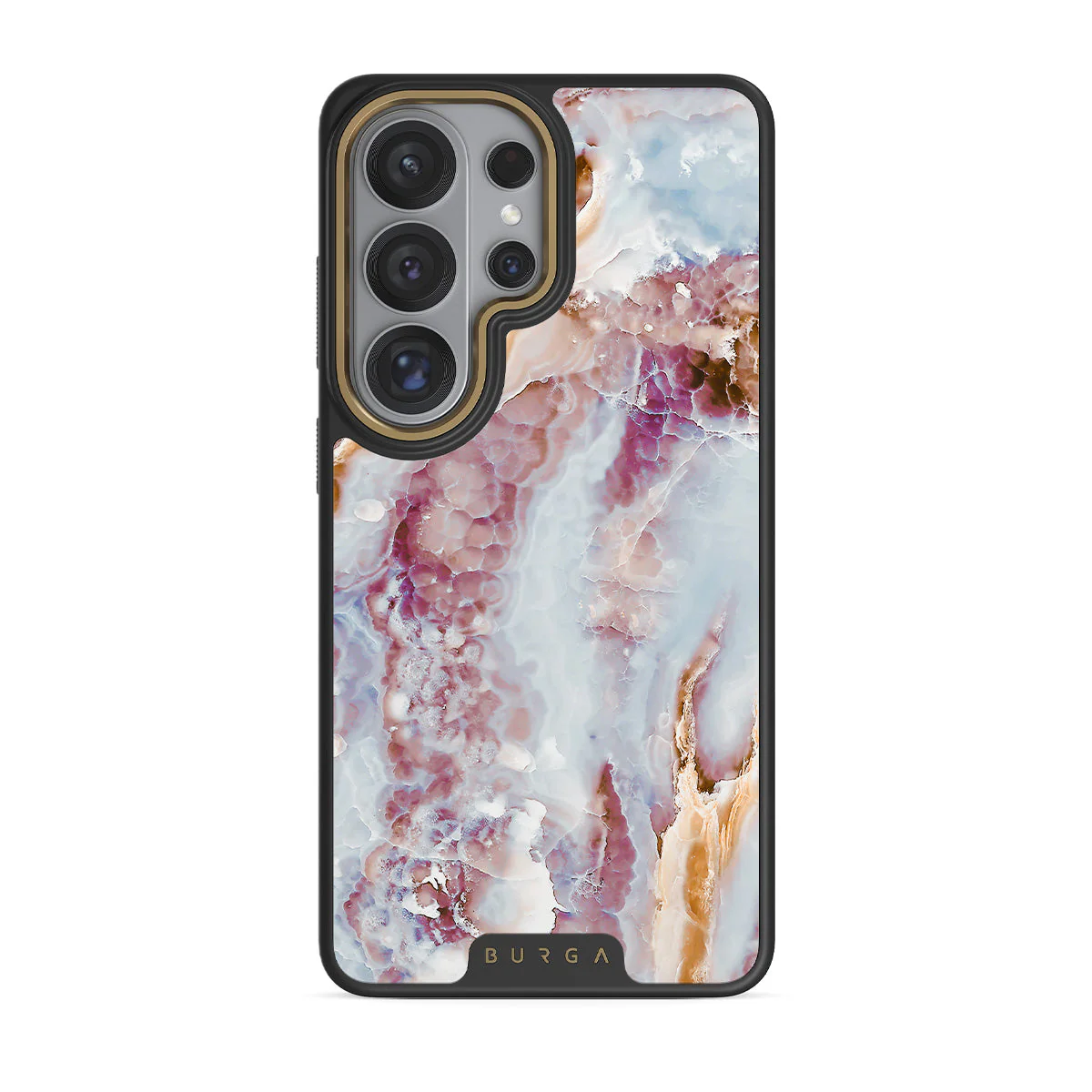 Frozen Leaves - Cute Marble Samsung Galaxy S26 Ultra Case - Image 5
