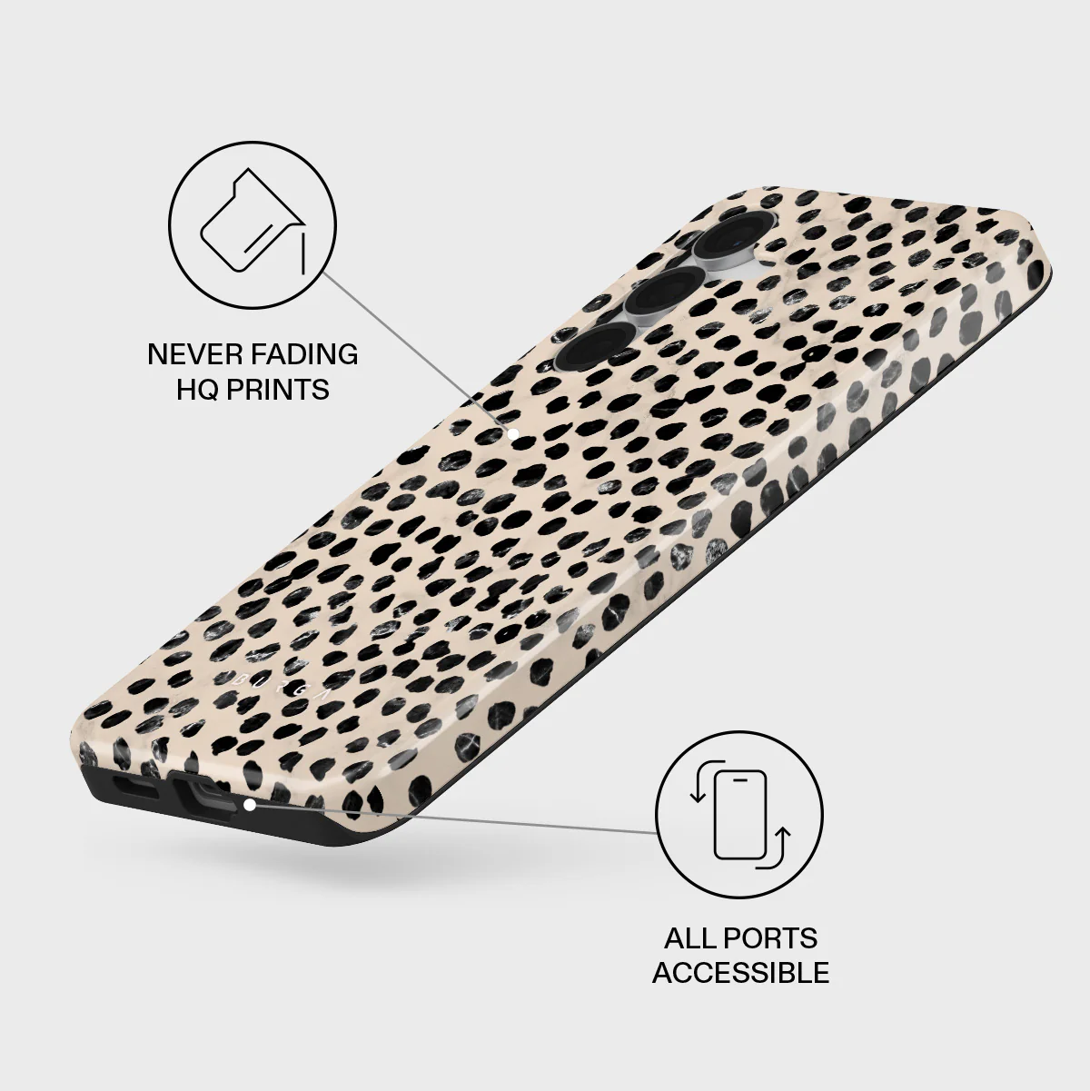 Almond Latte - Cute Samsung Galaxy S25 FE Case - Image 3