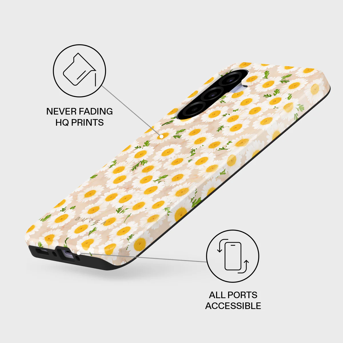 Pure Bliss - Daisy Samsung Galaxy A37 5G Case - Image 3