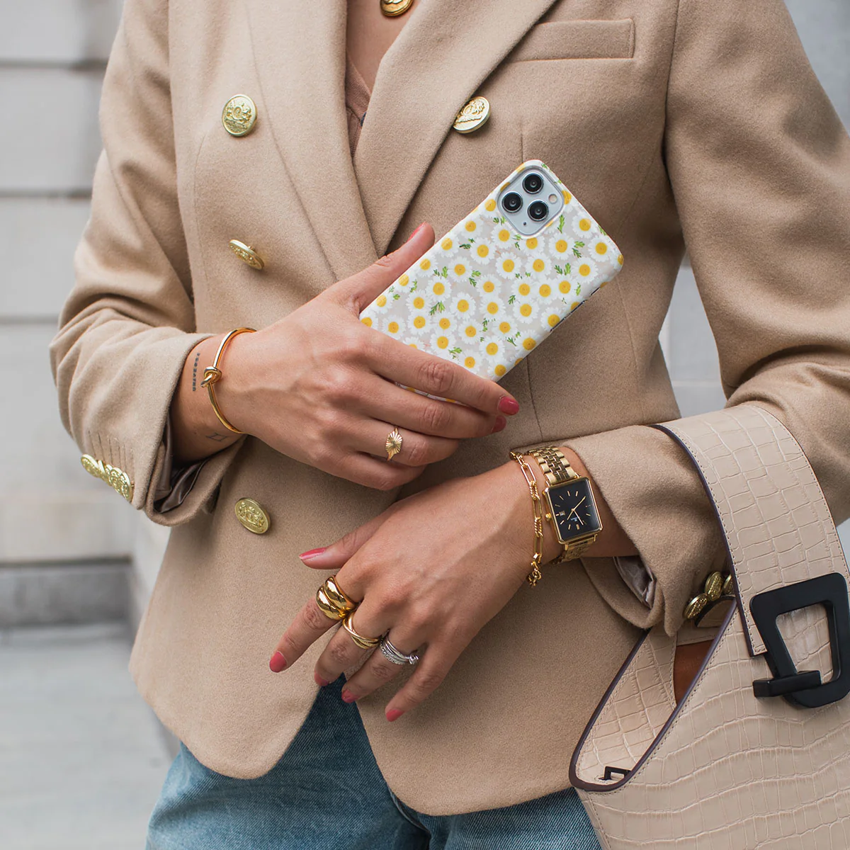 Pure Bliss - Daisy Samsung Galaxy A57 5G Case - Image 9