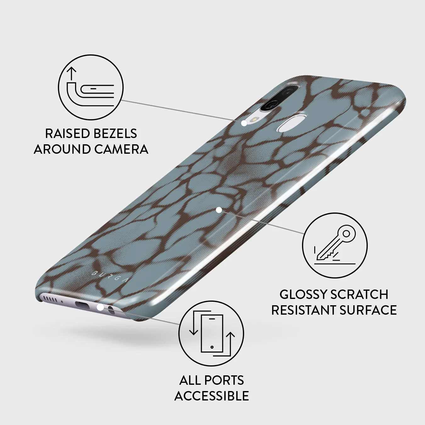 Distorsion - Samsung Galaxy A40 Case - Image 3