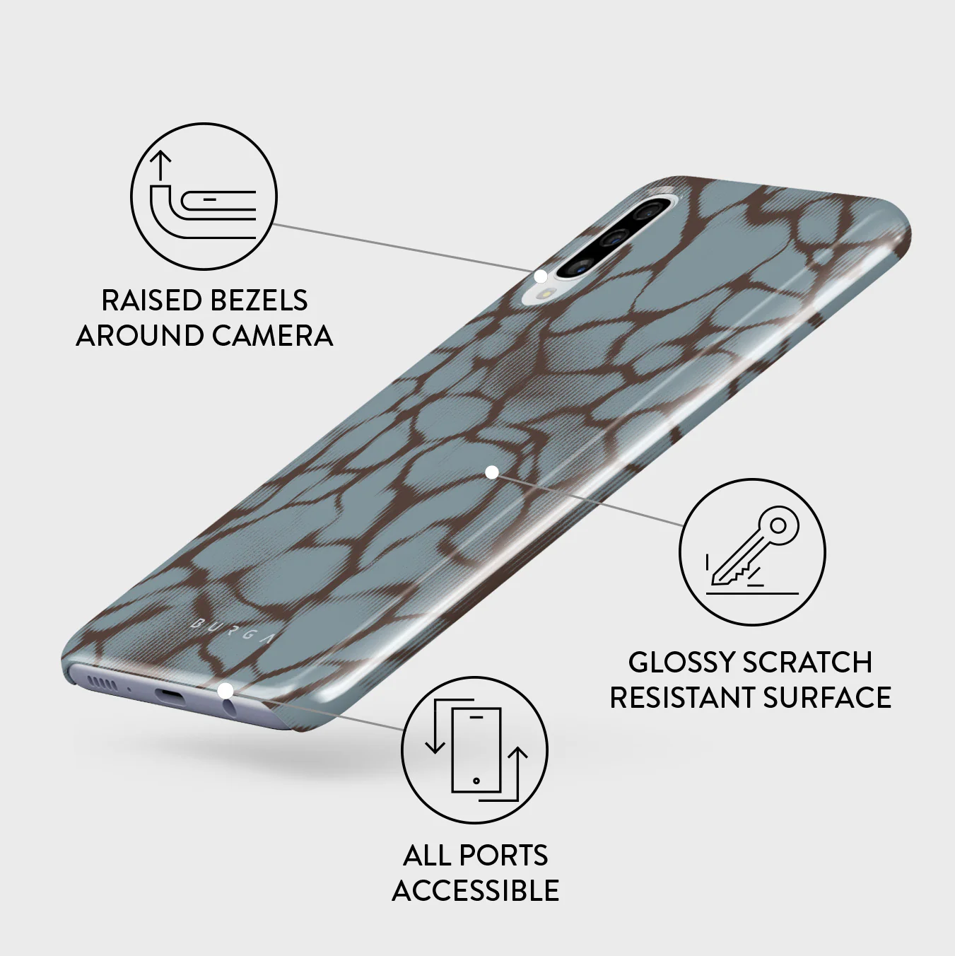 Distorsion - Samsung Galaxy A50 Case - Image 3