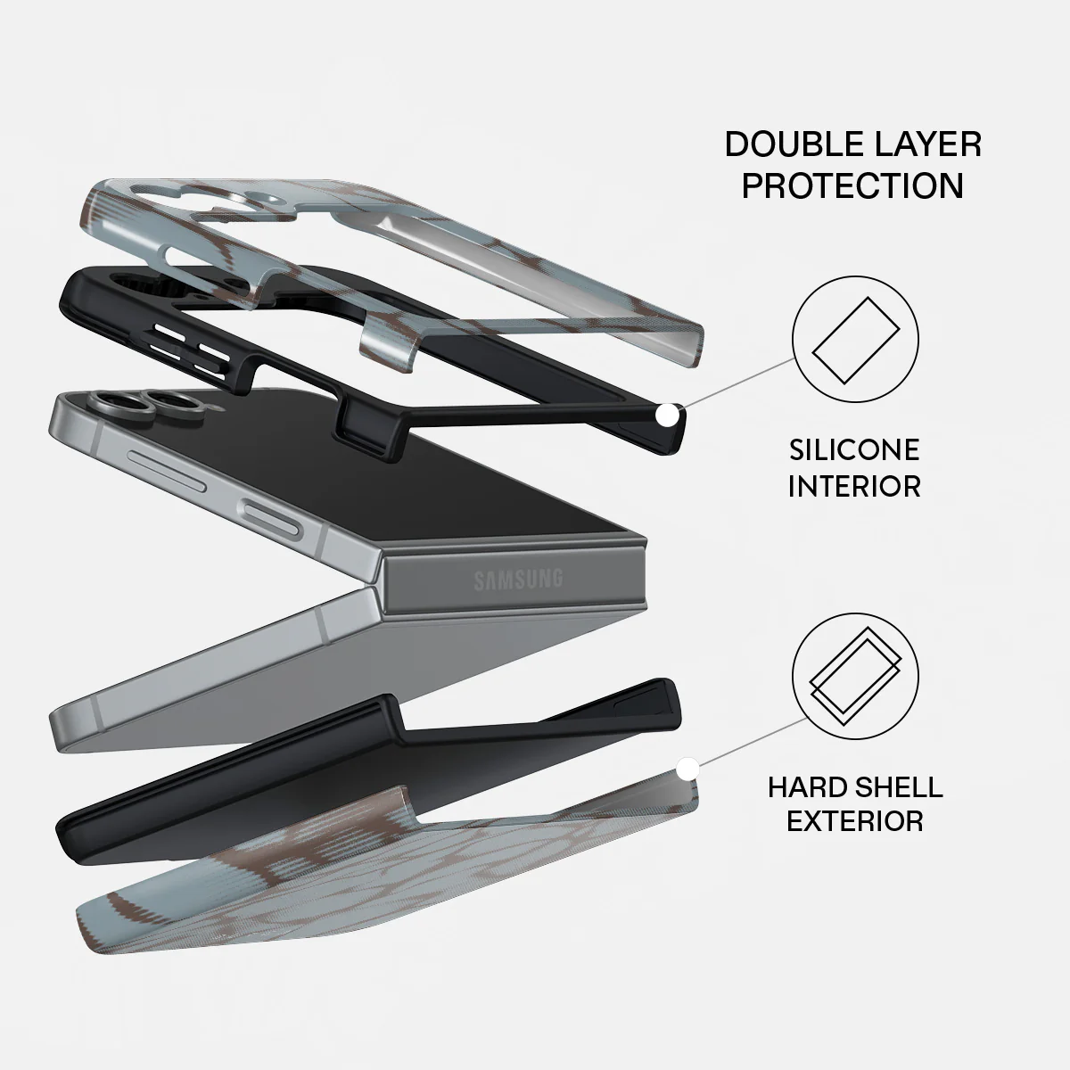 Distorsion - Samsung Galaxy Z Flip 7 FE Case - Image 2