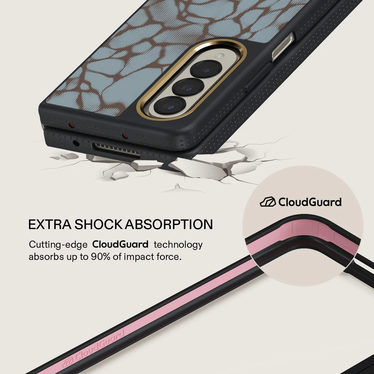 Distorsion - Samsung Galaxy Z Fold 4 Case - Image 8