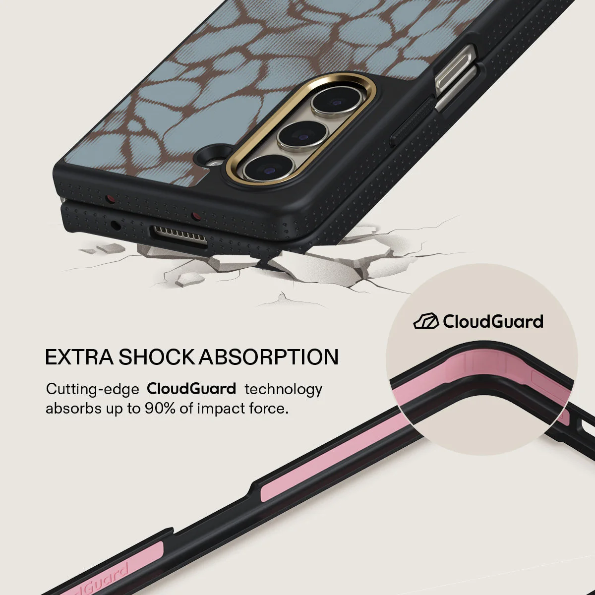 Distorsion - Samsung Galaxy Z Fold 5 Case - Image 3