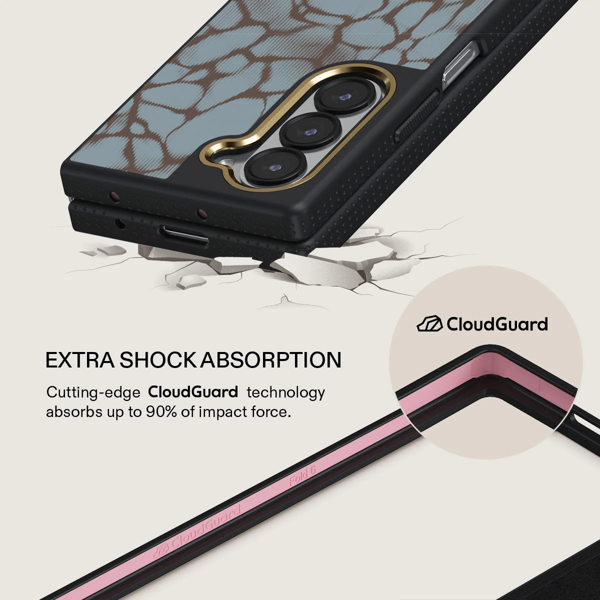 Distorsion - Samsung Galaxy Z Fold 6 Case - Image 3