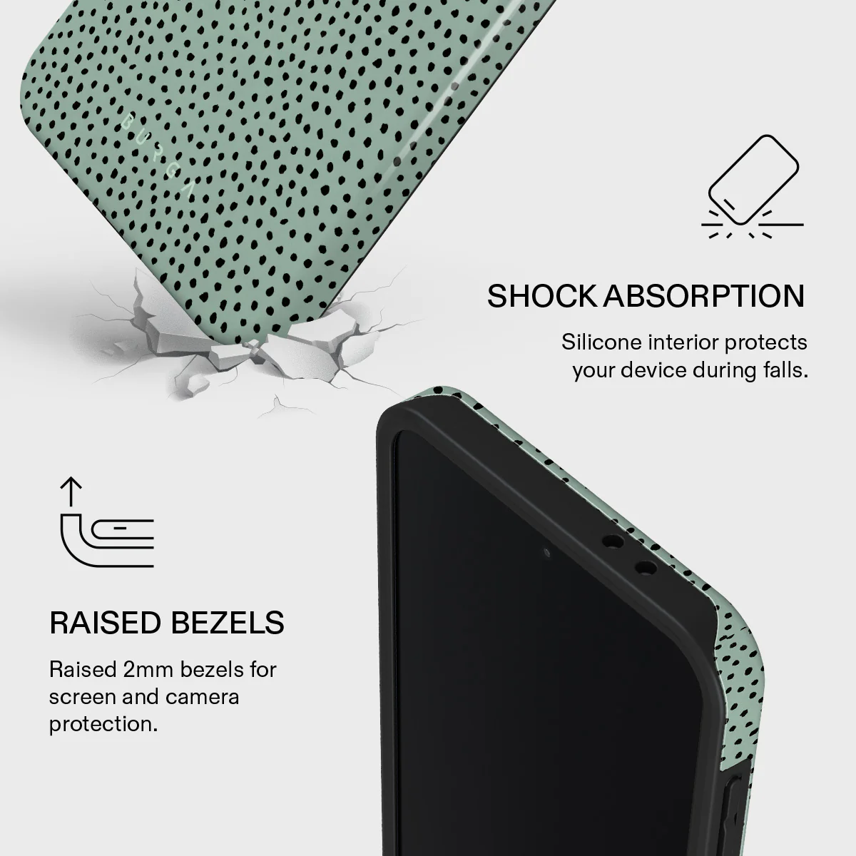 Mint Gelato - Dots Samsung Galaxy A37 5G Case - Image 4