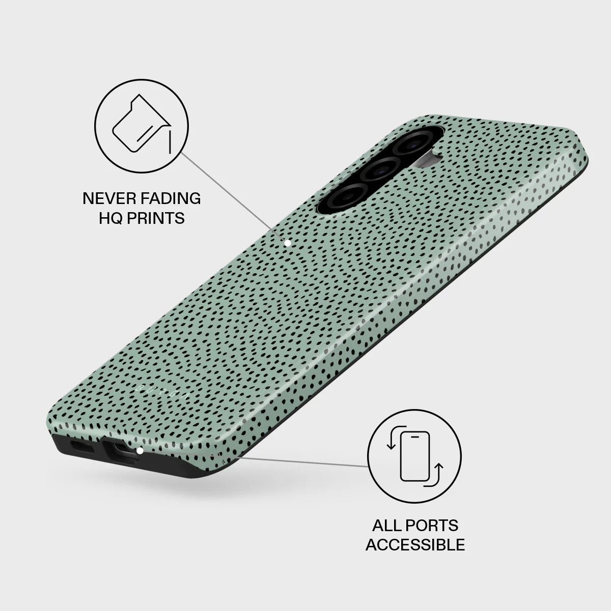 Mint Gelato - Dots Samsung Galaxy A57 5G Case - Image 3