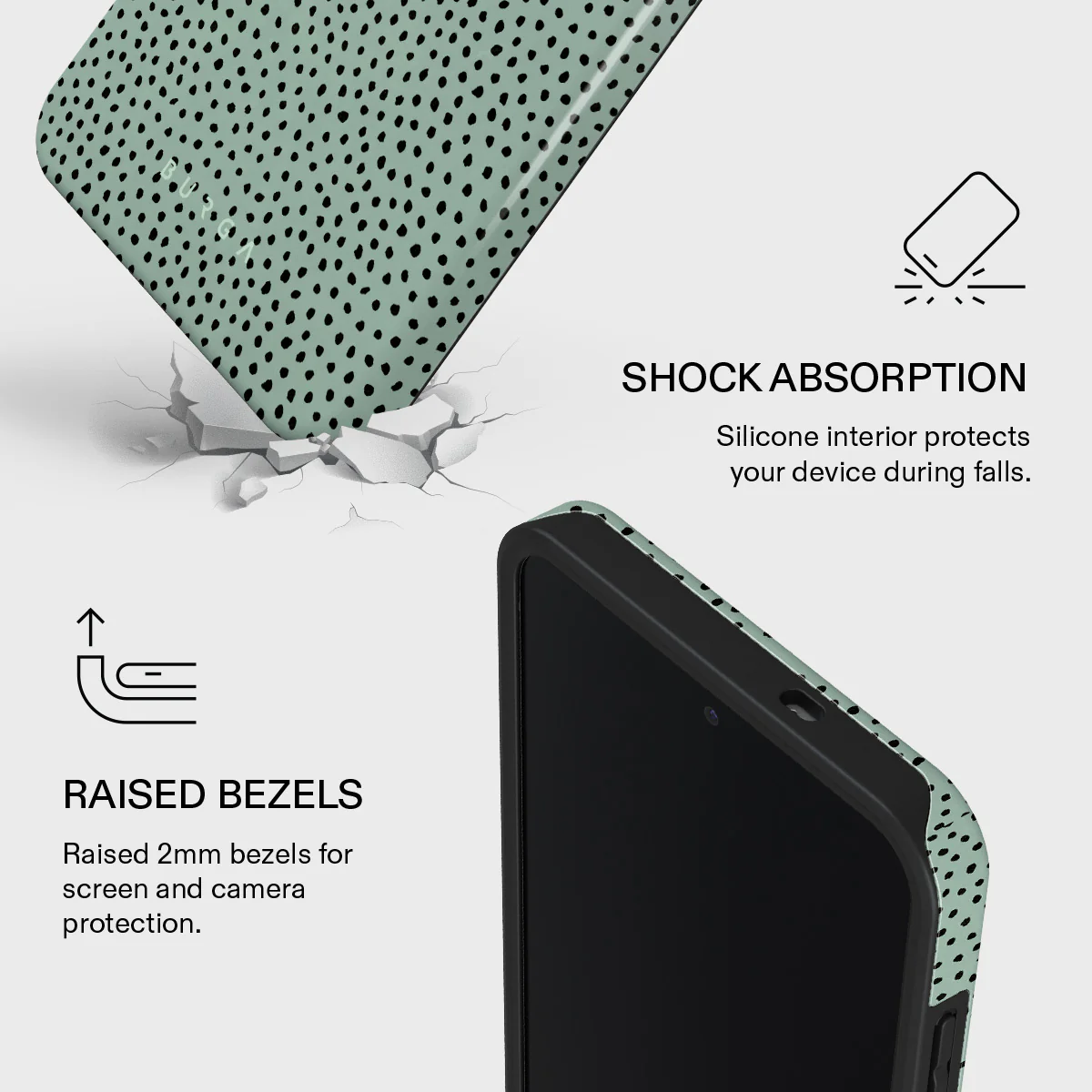 Mint Gelato - Dots Samsung Galaxy S25 FE Case - Image 4