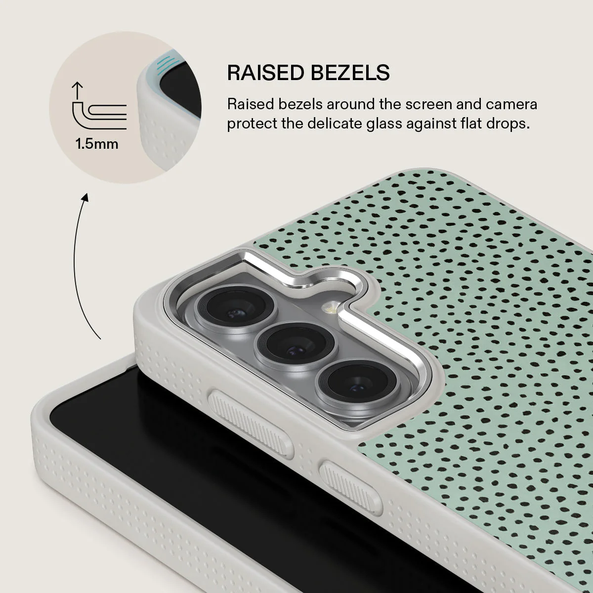 Mint Gelato - Dots Samsung Galaxy S26 Case - Image 36