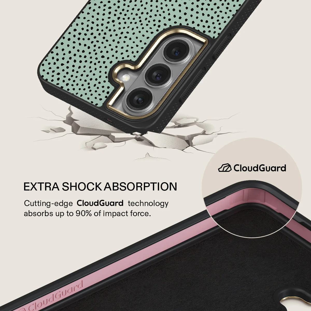 Mint Gelato - Dots Samsung Galaxy S26 Case - Image 7